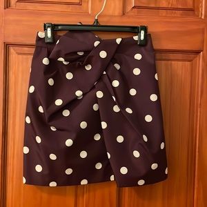 Twist bow retro mini skirt